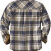 Long Sleeve Plaid Button Down Casual Shirt