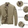 Gopune Men’s Windproof Bomber Jacket