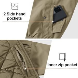 Gopune Men’s Windproof Bomber Jacket