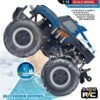 Threeking 1:16 Waterproof Monster Truck Pickup Toys RC Cars