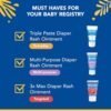 Triple Paste Gift Bundle: Diaper Rash Cream Ointment