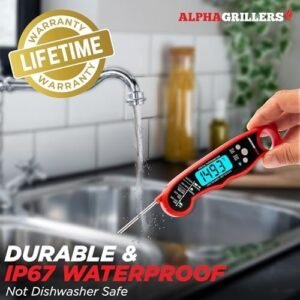 Alpha Grillers Meat Thermometer Digital
