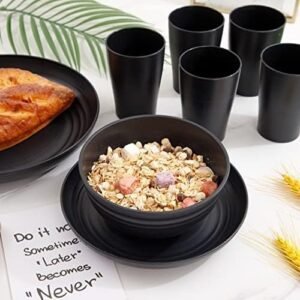 Supernal Wheat Straw Dinnerware Sets