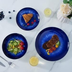 Bestone 12 Piece Round Kitchen Dinnerware Sets