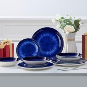Bestone 12 Piece Round Kitchen Dinnerware Sets