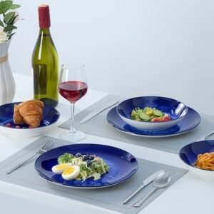 Bestone 12 Piece Round Kitchen Dinnerware Sets
