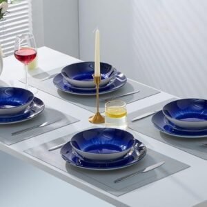 Bestone 12 Piece Round Kitchen Dinnerware Sets