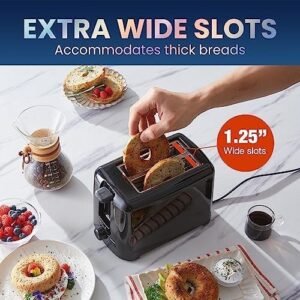 Elite Gourmet ECT1027B Cool Touch Toaster