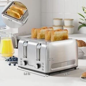 Runnatal 4 Slice Toaster