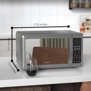 Emerson MW7601SL Compact Countertop Microwave Oven